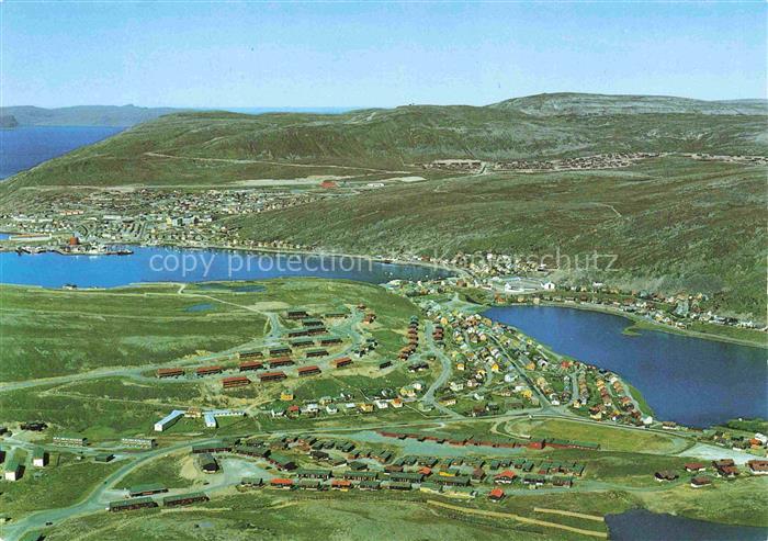 Hammerfest Norge Fliegeraufnahme