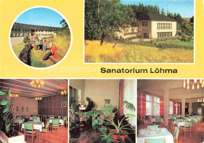 Munschwitz Leutenberg Thueringen Sanatorium Loehma Gastraeume