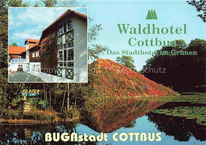 COTTBUS Waldhotel Cottbus Stadthotel im Gruenen mit Weiher