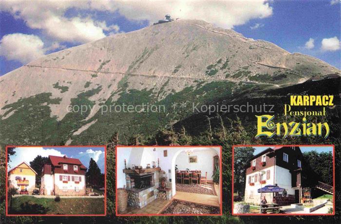 Karpacz Krummhuebel Riesengebirge PL Pensionat Enzian Panorama