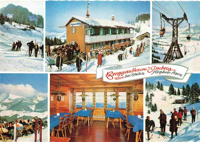 Steibis Oberstaufen Berggasthaus Imberg Skilift Haushang Imberglift Nagelfluhket