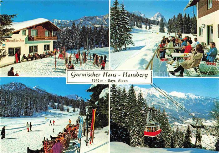 GARMISCH-PARTENKIRCHEN Bayern Garmischer Haus Hausberg Silifte