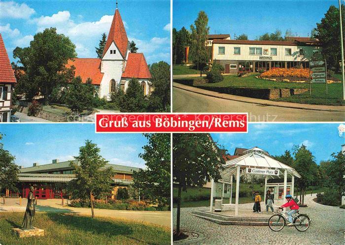 Boebingen Rems Ev Kirche Rathaus Roemerhalle Custiner Platz