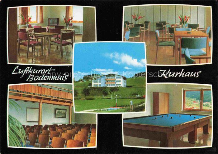 Bodenmais Regen Bayern Kurhaus Gastraeume Halle Billard Park