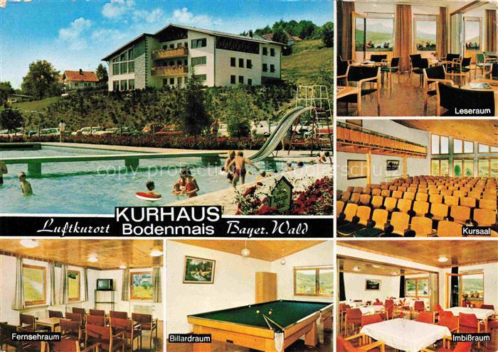 Bodenmais Regen Bayern Kurhaus Leseraum Fernsehraum Billardraum Gastraum