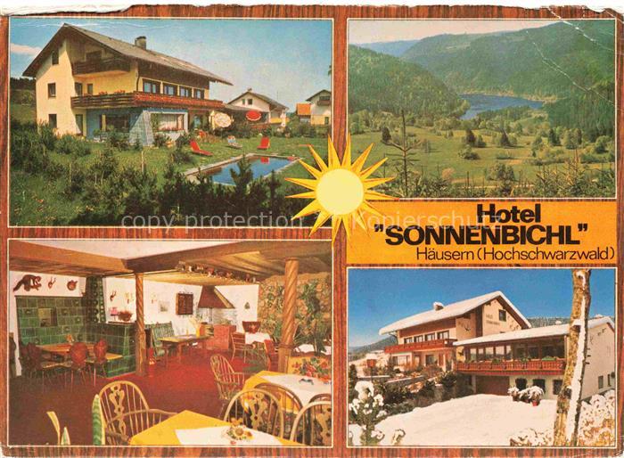 Haeusern Schwarzwald Hotel Sonnenbichl Panorama Gastraum