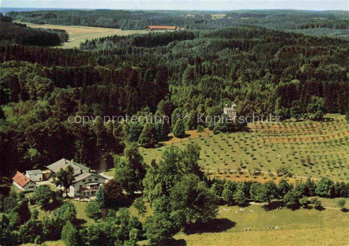 Feldkirchen-Westerham Bayern Erholungsheim Hohenfried Fliegeraufnahme