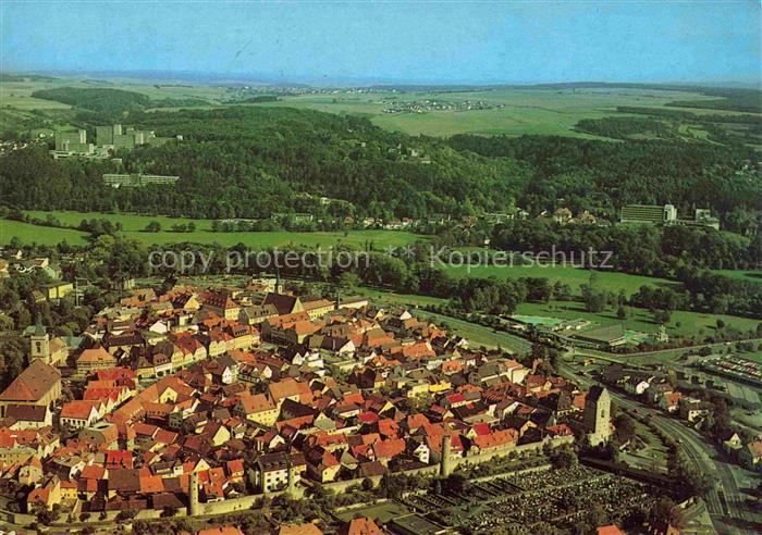 Bad Neustadt Saale Bayern Fliegeraufnahme