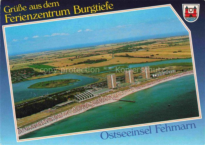 Fehmarn Ostsee Schleswig-Holstein Ferienzentrum Burgtiefe Fliegeraufnahme