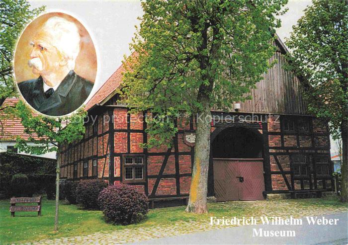 Alhausen Bad Driburg Westfalen Friedrich Wilhelm Weber Museum und Portrait