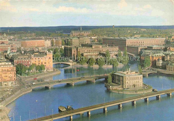 STOCKHOLM  Sweden Fliegeraufnahme