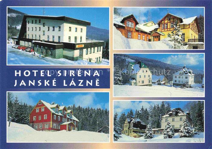 Janske Lazne Johannisbad CZ Hotel Sirena Riesengebirge Teilansichten