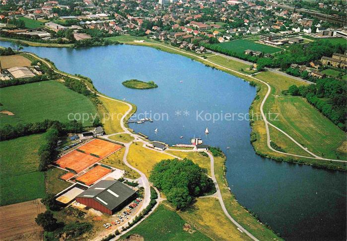 Ibbenbueren NRW Aasee Fliegeraufnahme