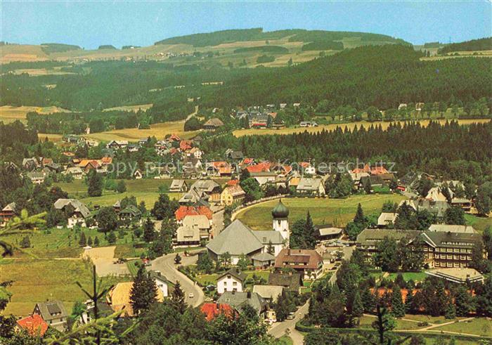 Hinterzarten Breisgau-Hochschwarzwald BW Panorama Hoehenluftkurort im Schwarzwal