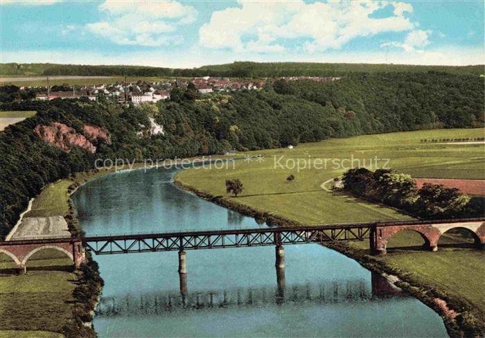 Fuerstenberg  Weser Panorama Luftkurort