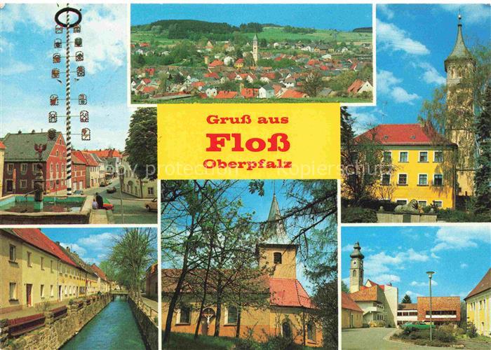 Floss Panorama Motive Ortszentrum Maibaum Kirche