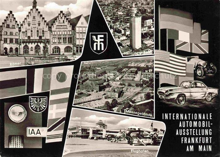 FRANKFURT AM MAIN Internationale Automobil-Ausstellung Stadtzentrum Roemer Fachw
