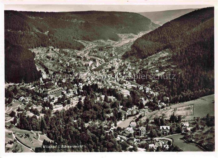 BAD WILDBAD  Schwarzwald Fliegeraufnahme