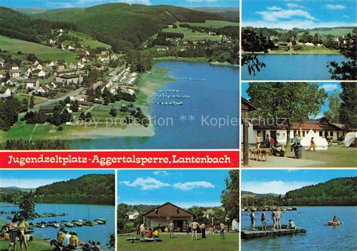 Lantenbach Gummersbach Jugendzeltplatz Aggertalsperre Luftaufnahme Gaststaette B