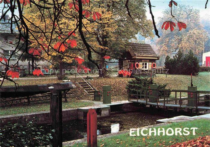 Eichhorst Eberswalde Schleuse am Werbellinkanal Herbststimmung