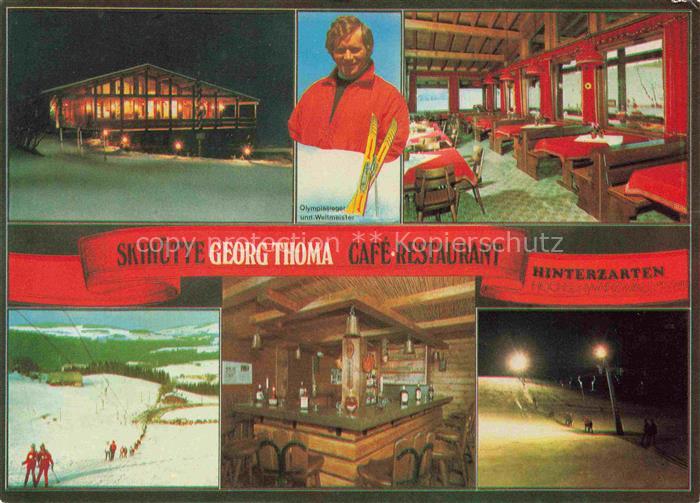 Windeck Hinterzarten Skihuette Georg Thoma Gastraum Wintersportplatz Schwarzwald