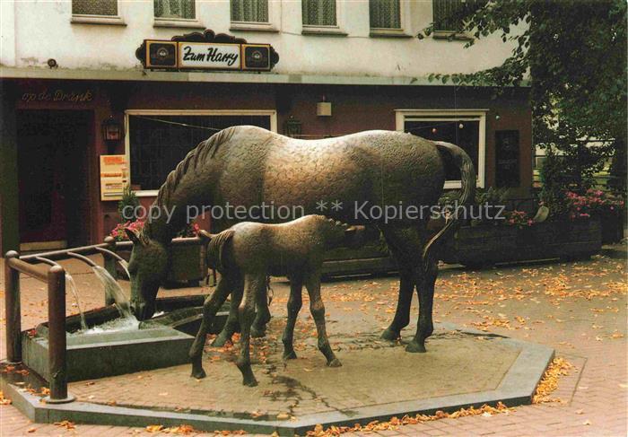 Wickrath  Moenchengladbach Pferdebrunnen Gaststaette zum Harry
