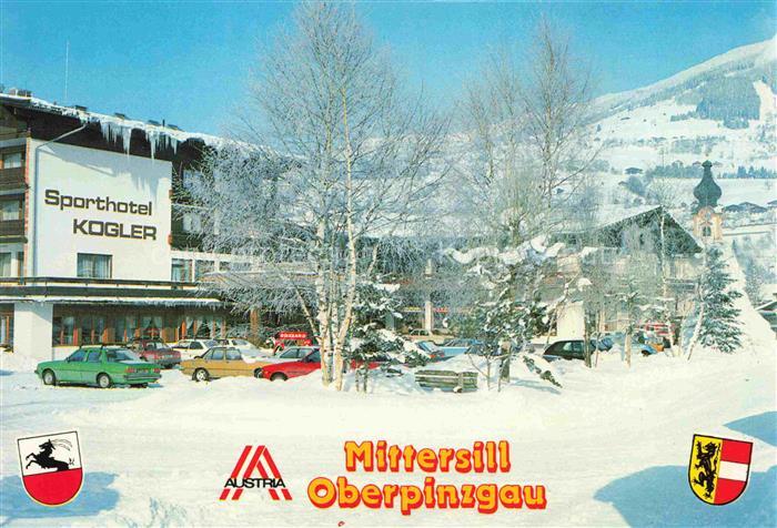 Mittersill Oberpinzgau AT Sporthotel Kogler Winterlandschaft