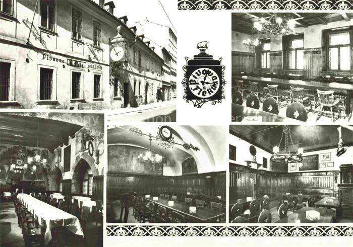 PRAHA Prag Prahy Prague Pivovar U Fleku Brauerei Gastraeume