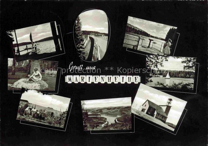 Marienheide Oberbergischer Kreis NRW Panorama Brucher Talsperre Stausee