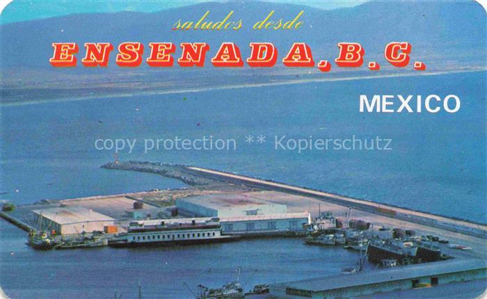 Ensenada Baja California Mexico Vista de los Muelles