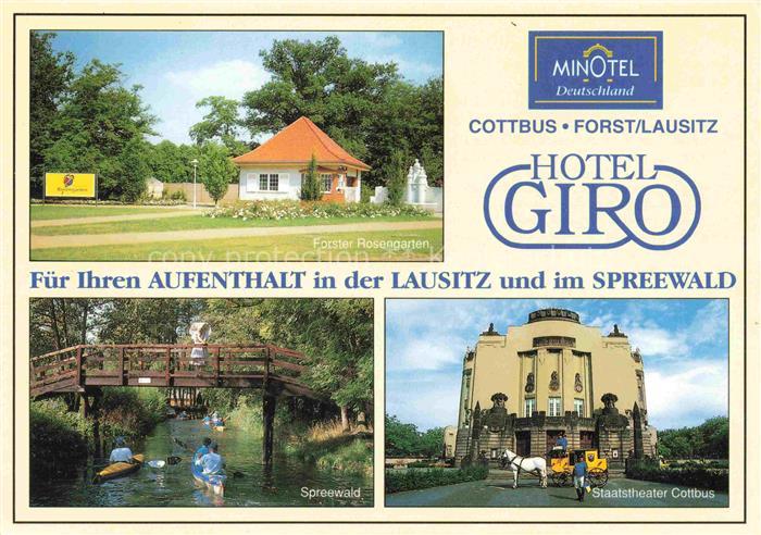 COTTBUS Brandenburg Foerster Rosengarten Spreewald Staatstheater