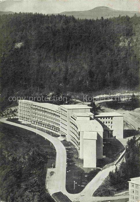 Schwabthal Schwabtal Bad Staffelstein Bayern Sanatorium Fliegeraufnahme