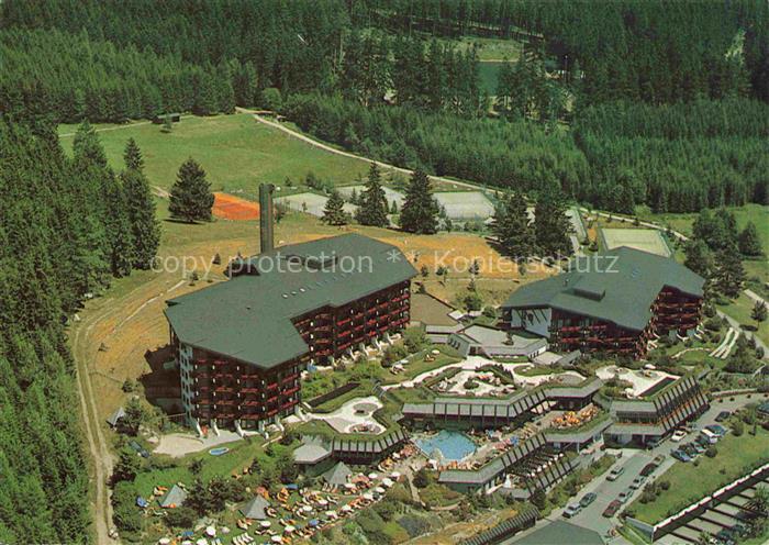 Schluchsee Fliegeraufnahme mit Hetzel Hotel