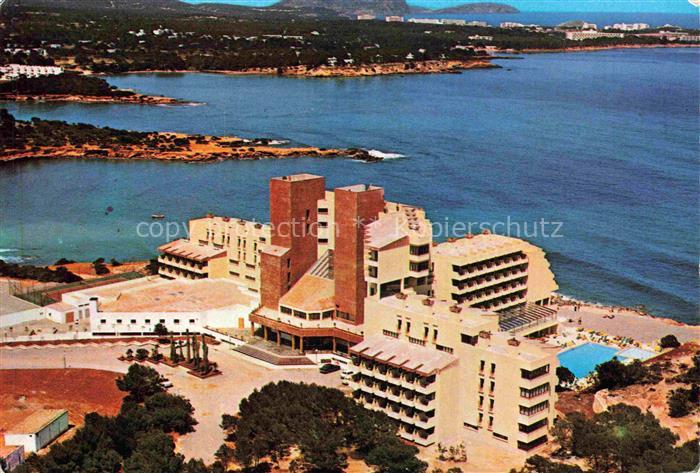 Santa Eulalia del Rio Ibiza ES Fliegeraufnahme Hotel Montebello