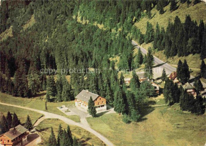 Feldberg 1450m Schwarzwald Grafenmatt Fliegeraufnahme