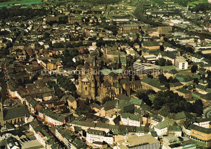TRIER  CITY Domblick und Liebfrauen Basilika Fliegeraufnahme