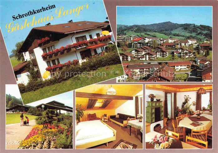 Oberstaufen Oberallgaeu Bayern Schrothkurheim Gaestehaus Langer Zimmer Gaststub