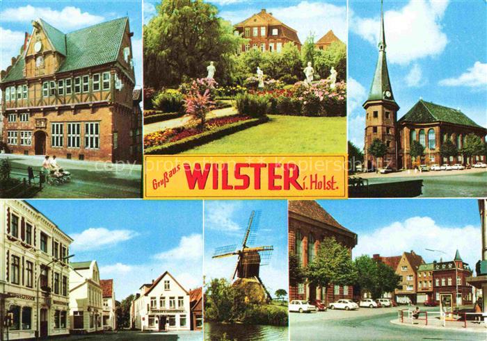 Wilster Rathaus Park Kirche Platz Windmuehle