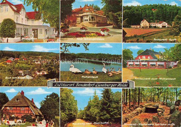 Bendestorf Restaurant Waldfrieden Panorama Haus Meinsbur Haus Schlagenburg Muehl