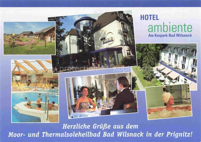 Bad Wilsnack Brandenburg Hotel Ambiente am Kurpark Thermalsoleheilbad Gastraum