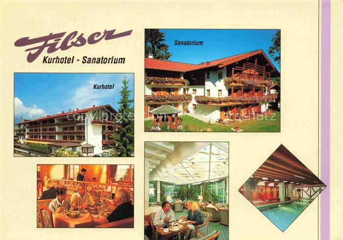 OBERSTDORF Bayern Filser Kurhotel Sanatorium Gastraeume Hallenbad