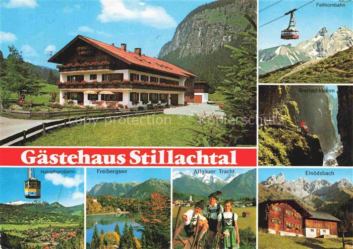 OBERSTDORF Bayern Gaestehaus Stillachtal Nebelhornbahn Freibergsee Allgaeuer Tra