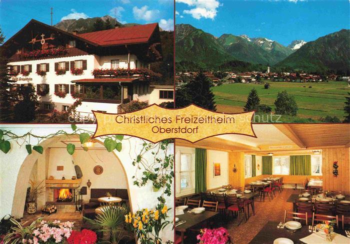 OBERSTDORF Bayern Christl Freizeitheim Gastraeume Panorama