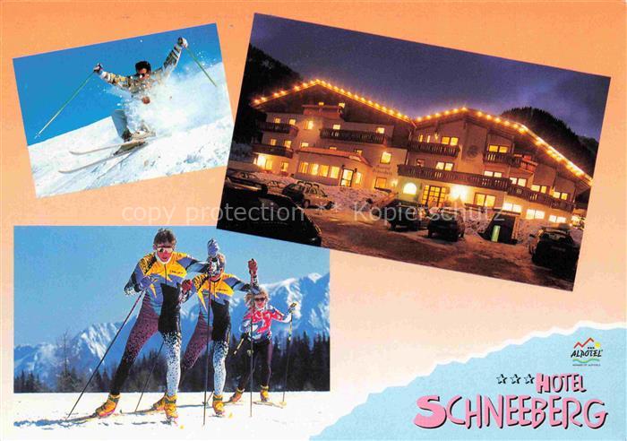 Ridnaun Ridanna IT Hotel Restaurant Schneeberg Skilaeufer