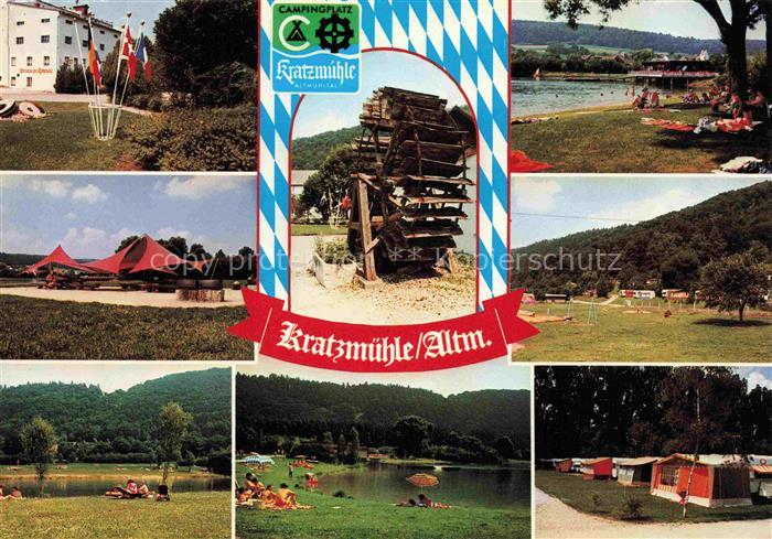 Kinding Freizeitzentrum Kratzmuehle Teilansichten Camping Seepartie