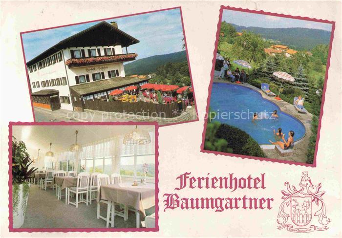 Konzell Ferienhotel Baumgartner Gastraum Pool