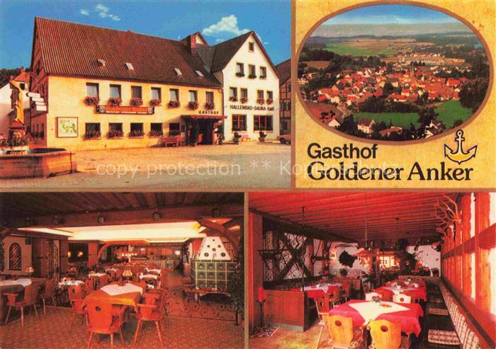 Kasendorf Oberfranken Hotel Pension Goldener Aner Gastraeume Panorama