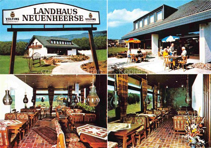 Neuenheerse Bad Driburg NRW Restaurant Landhaus Neuenheerse Gastraeume Terrasse