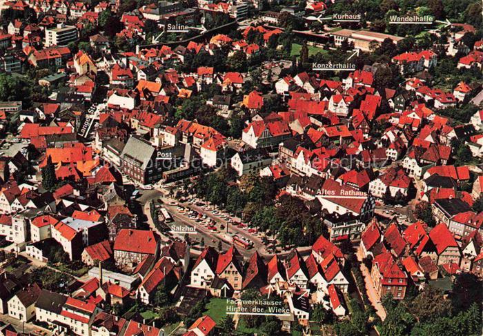 BAD SALZUFLEN Lippe NRW Fliegeraufnahme