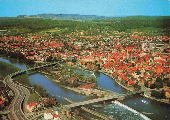 HAMELN Weser Fliegeraufnahme